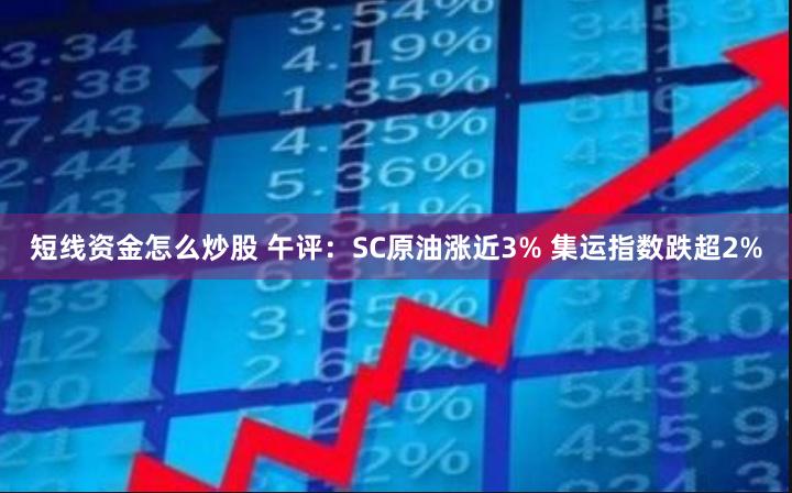 短线资金怎么炒股 午评：SC原油涨近3% 集运指数跌超2%