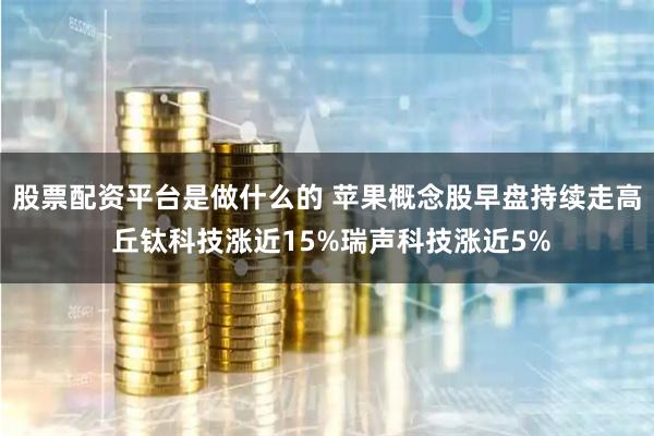 股票配资平台是做什么的 苹果概念股早盘持续走高 丘钛科技涨近15%瑞声科技涨近5%